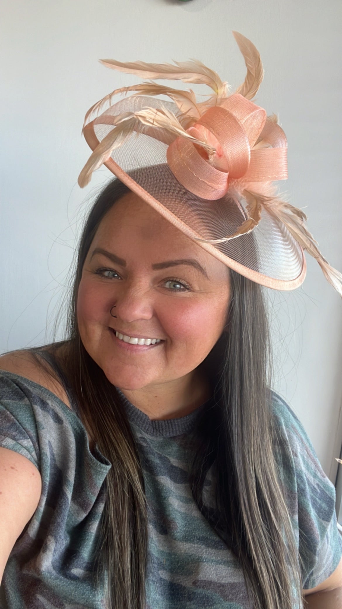 Race day ribbon mesh fascinator