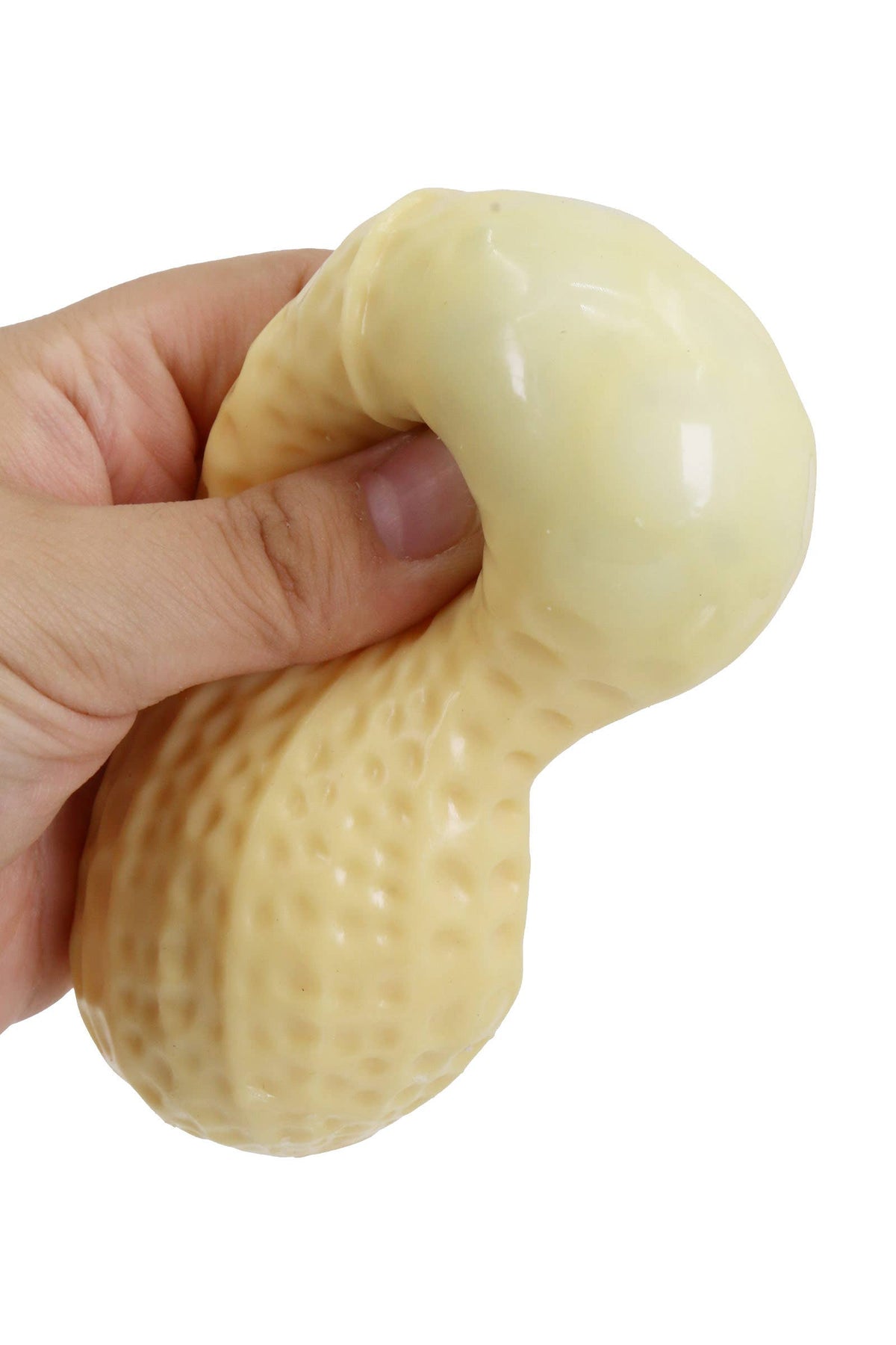 Peanut Zero Rebound TPR Crunchy Bead Slime Filled Squishy