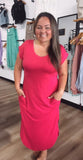 Barbie’s vneck maxi dress