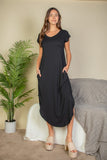 Barbie’s vneck maxi dress