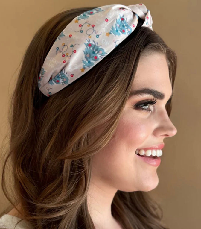Christmas knotted head bands