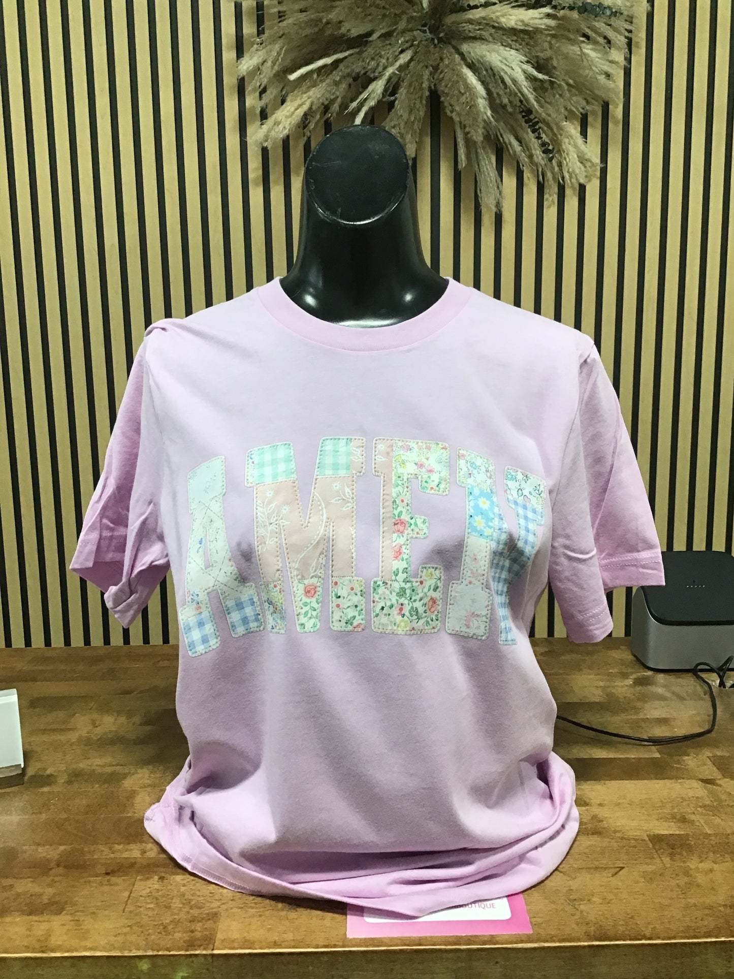 Amen patched tee