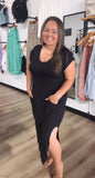 Barbie’s vneck maxi dress