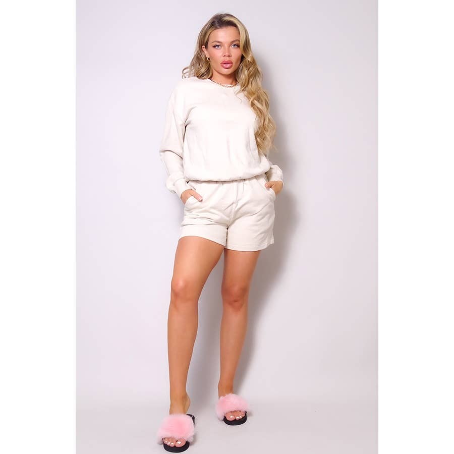 LOUNGE NIGHTS IN SHORTS SET