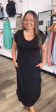 Barbie’s vneck maxi dress