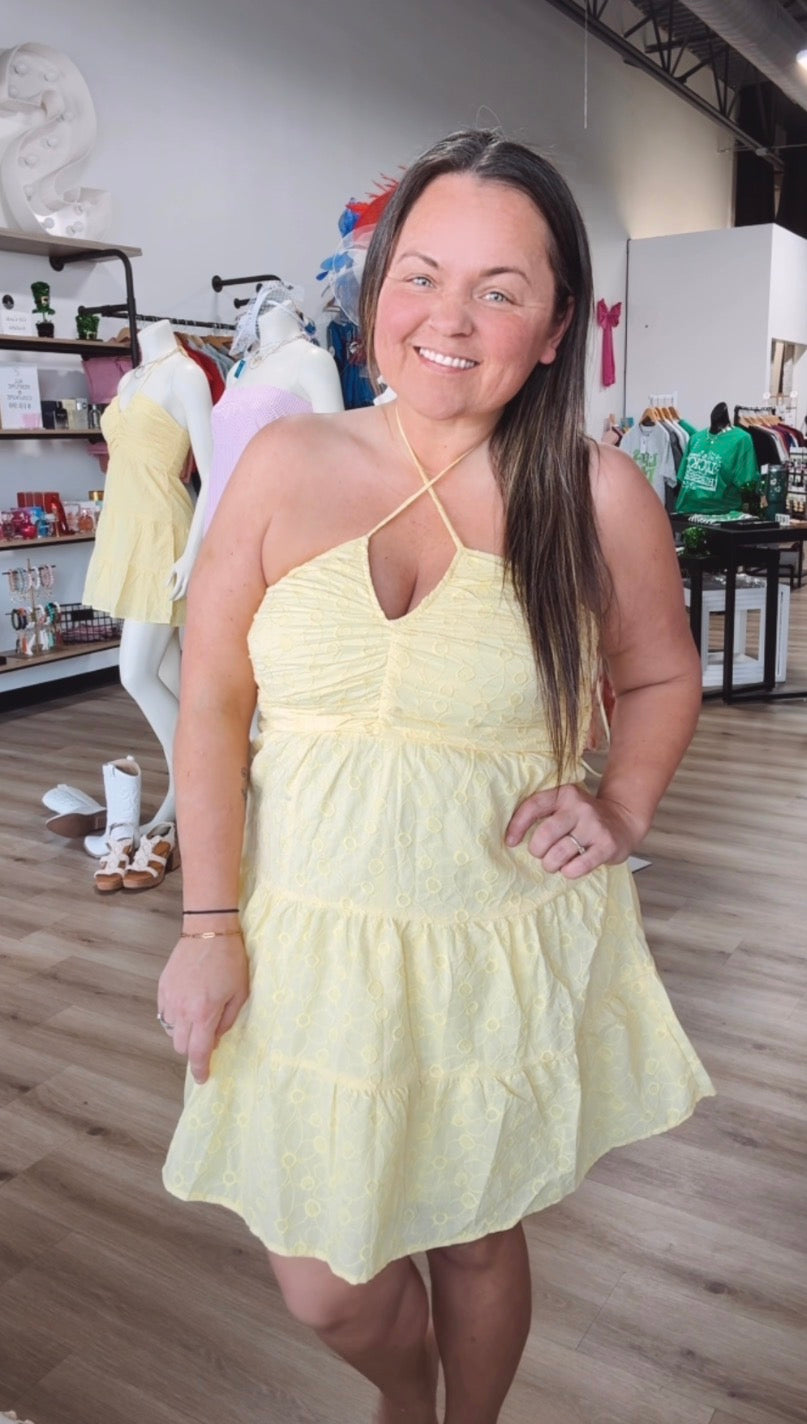 The Golden Hour Mini Dress