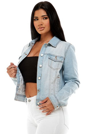 Blue skies denim jacket