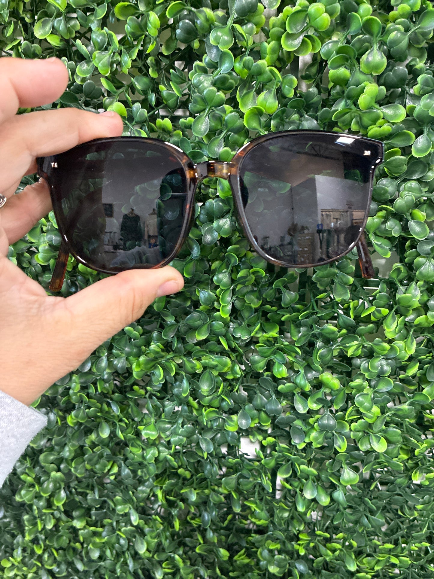 Acetate oversized bendable sunglasses