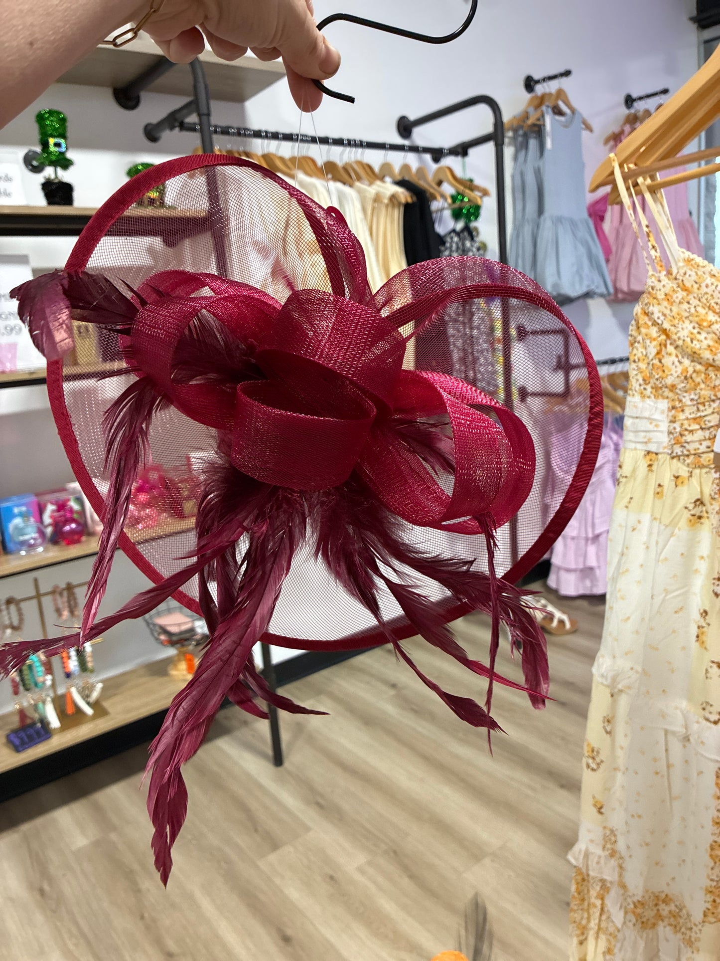 Race day ribbon mesh fascinator