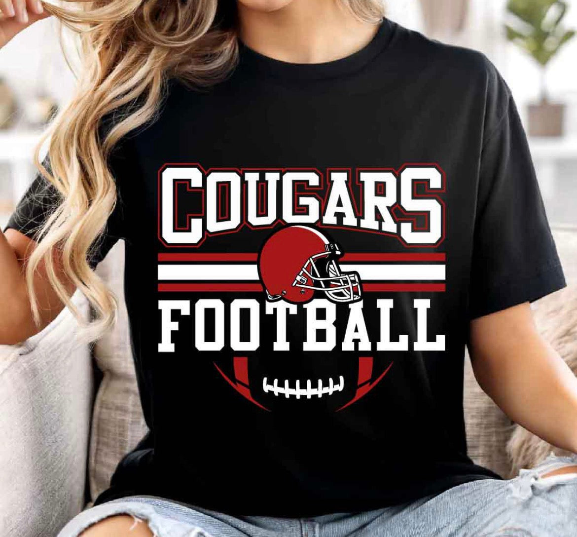 Cougars football vintage tee