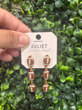 Game Day Football Post Dangle Earrings