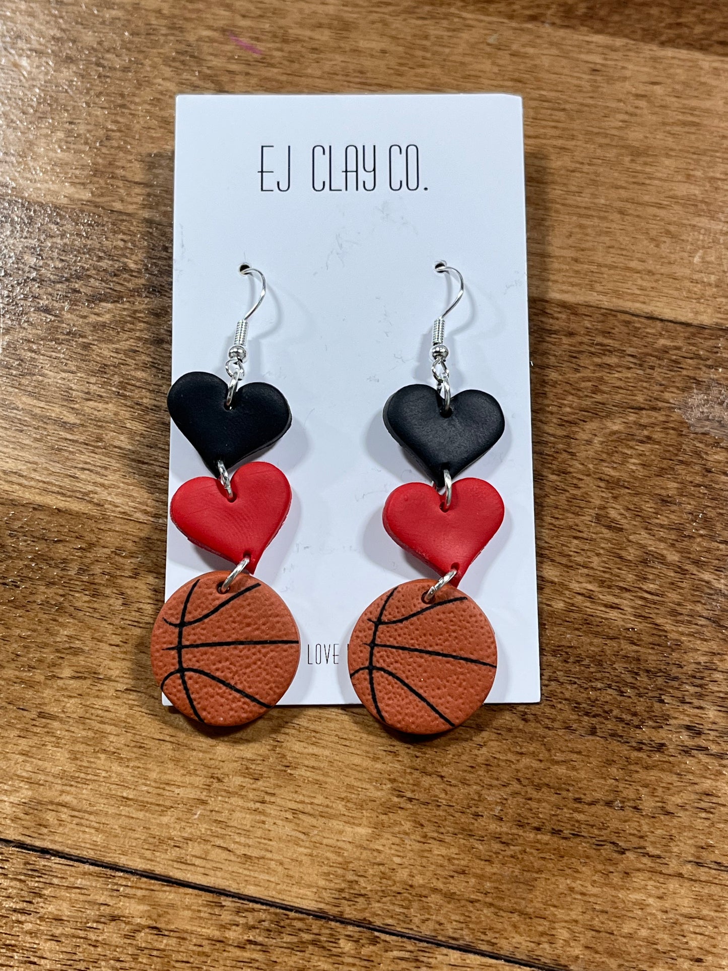 Basketball team dangle earrings