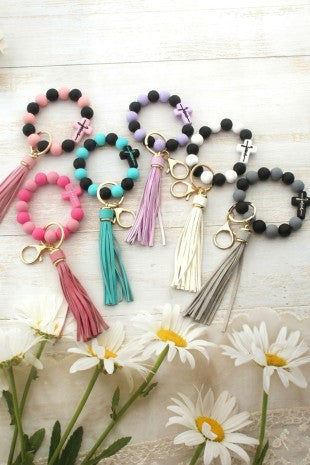 Jesus silicone keychains