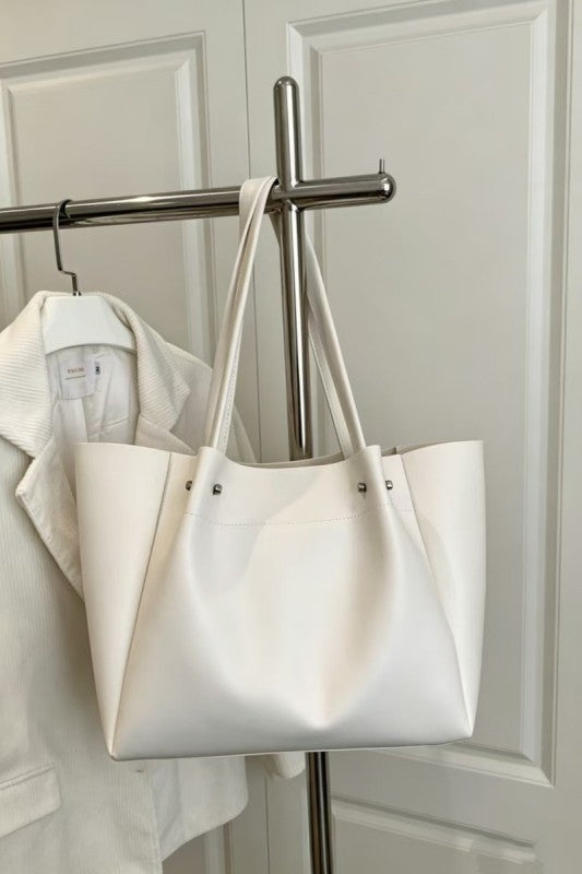 Minimalist large tote bag