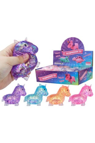 Maltose Fun Glittered unicorn Squishy Toy