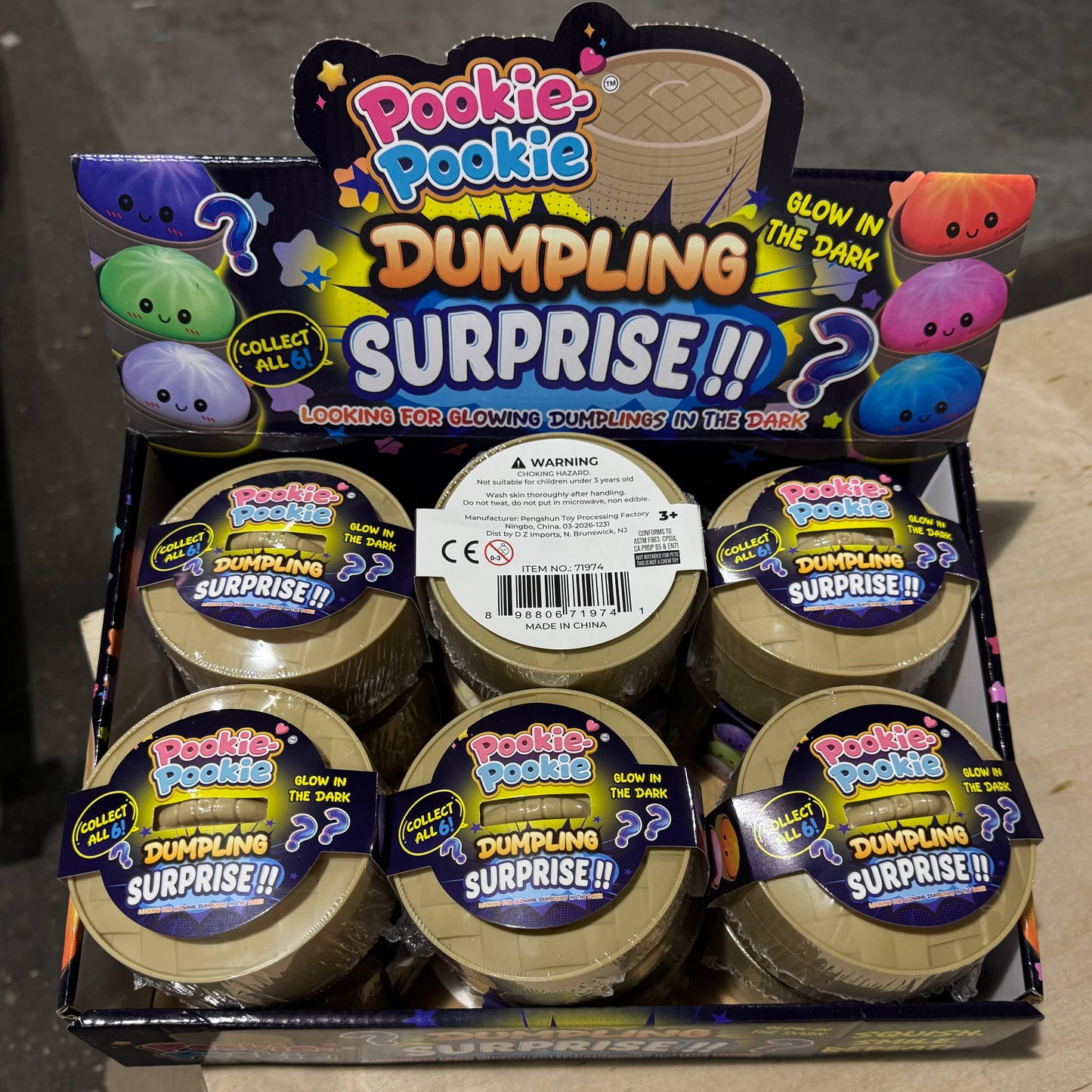 Glow in the Dark WRAPPED Solid Dumpling Surprise