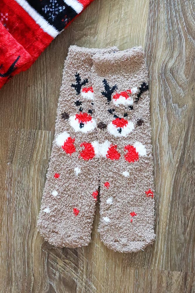 Christmas Fuzzy Socks