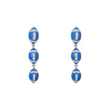 Game Day Football Post Dangle Earrings