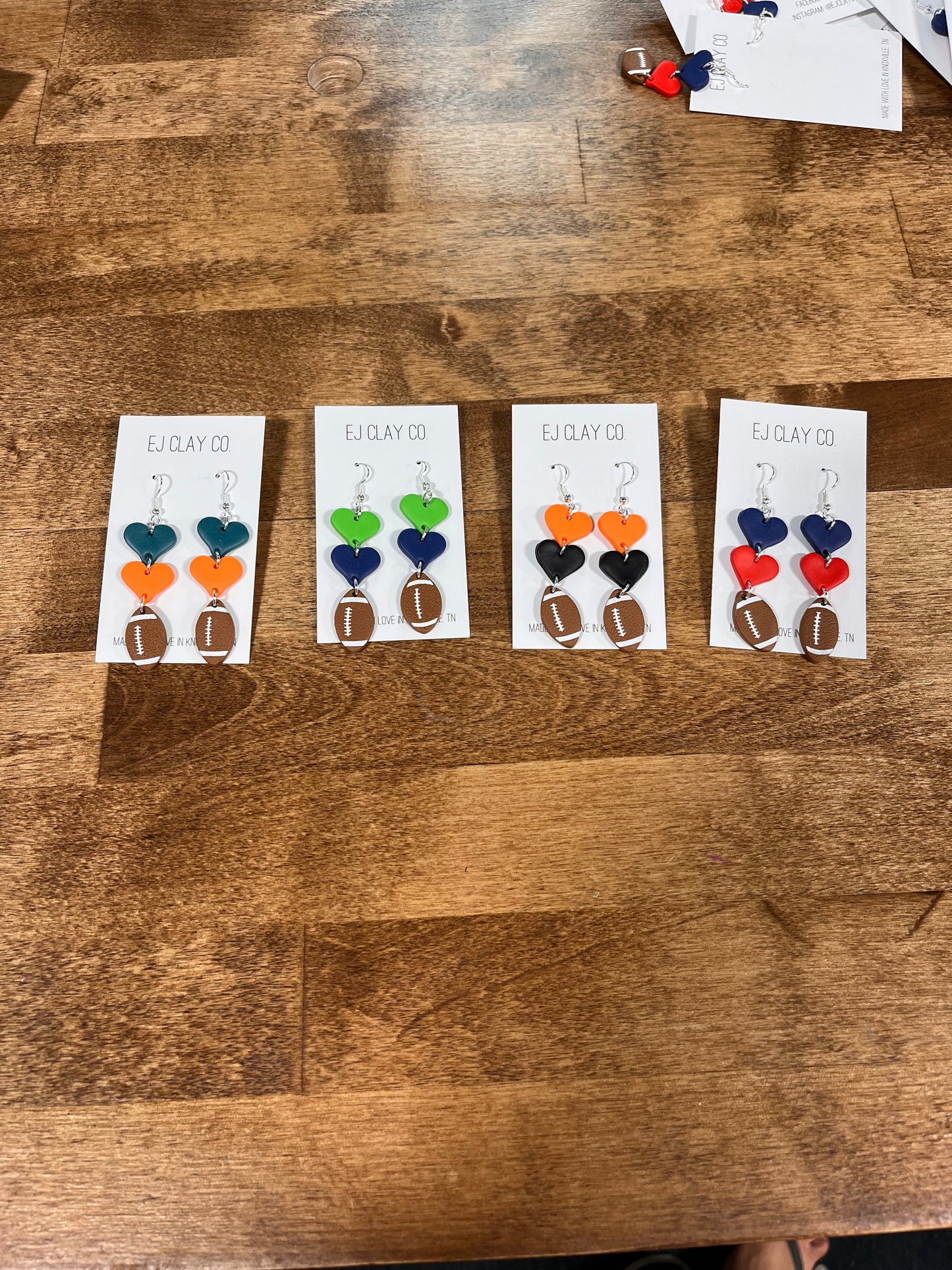 Football Team Dangle Earrings