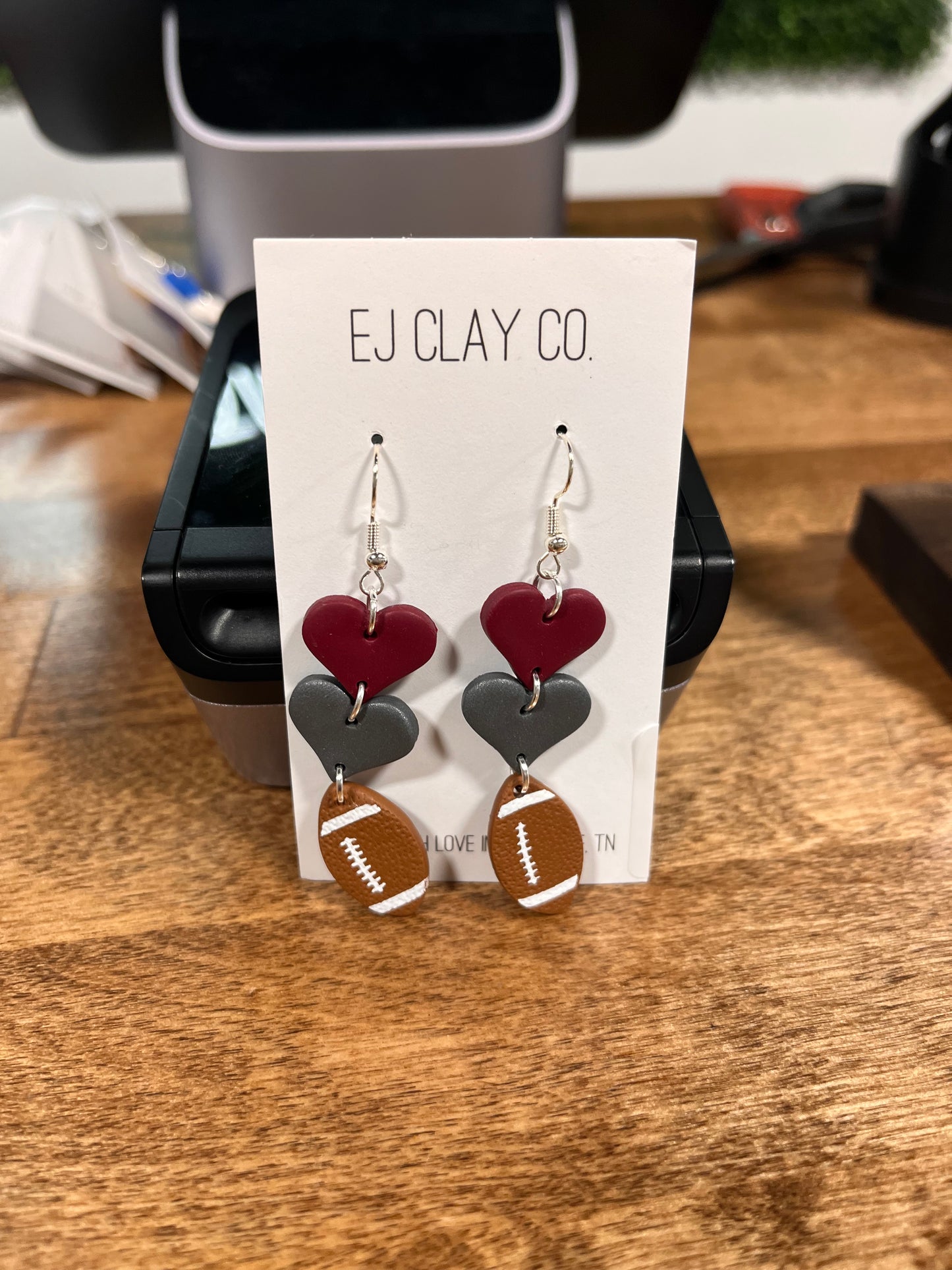 Football Team Dangle Earrings