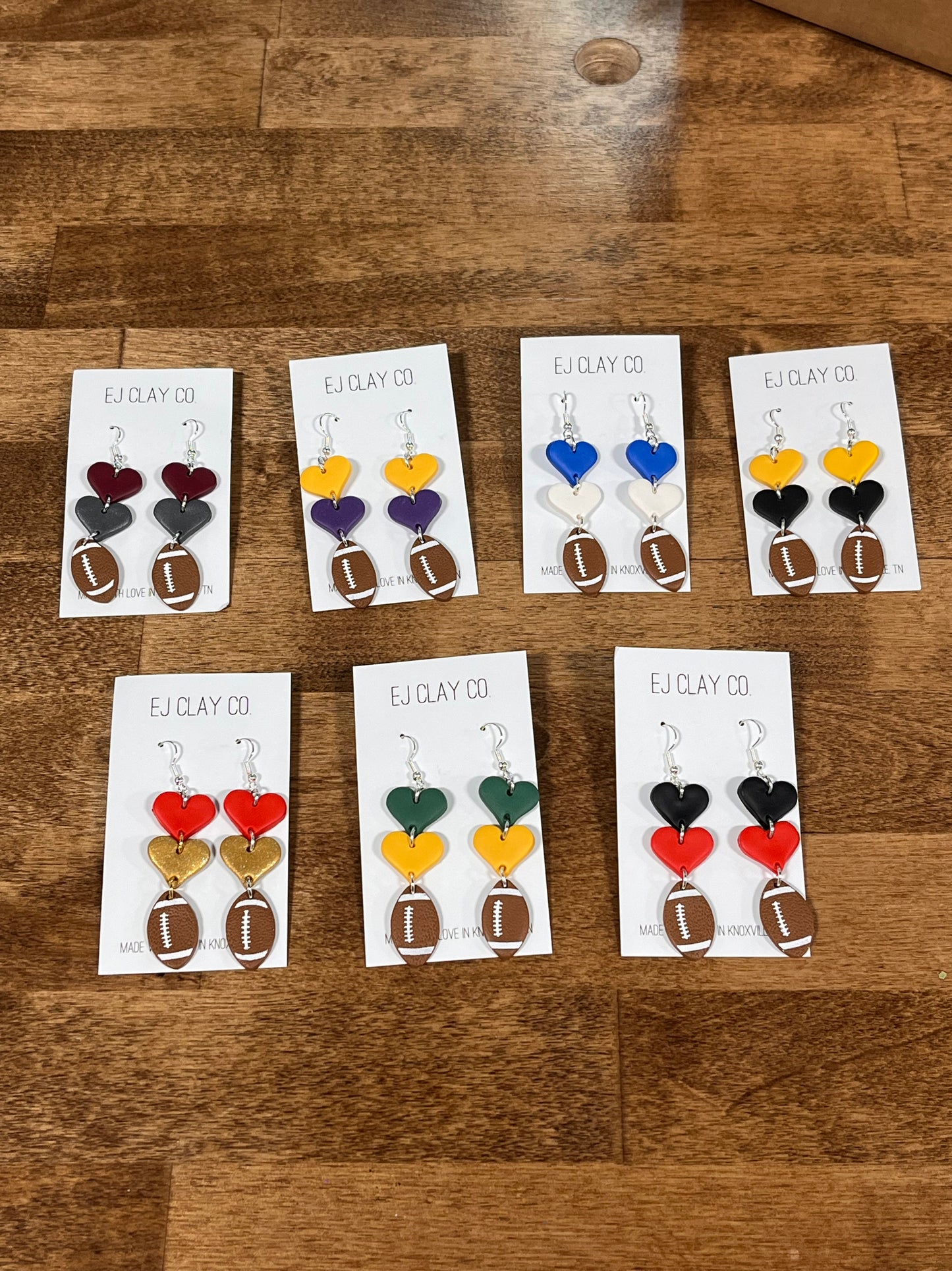 Football Team Dangle Earrings