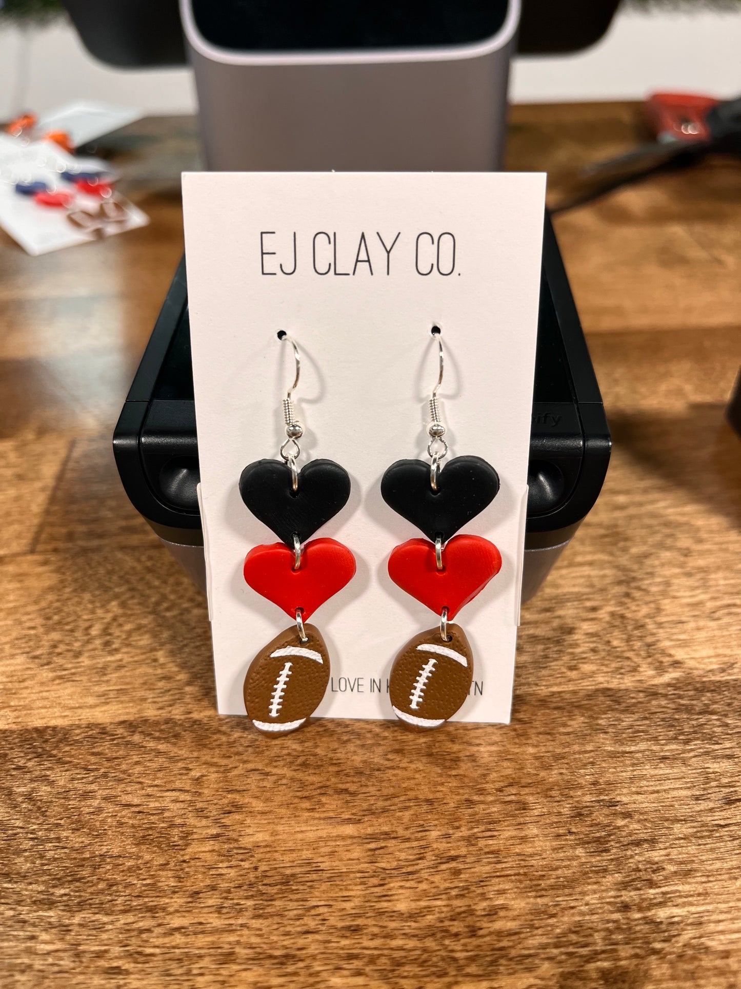 Football Team Dangle Earrings