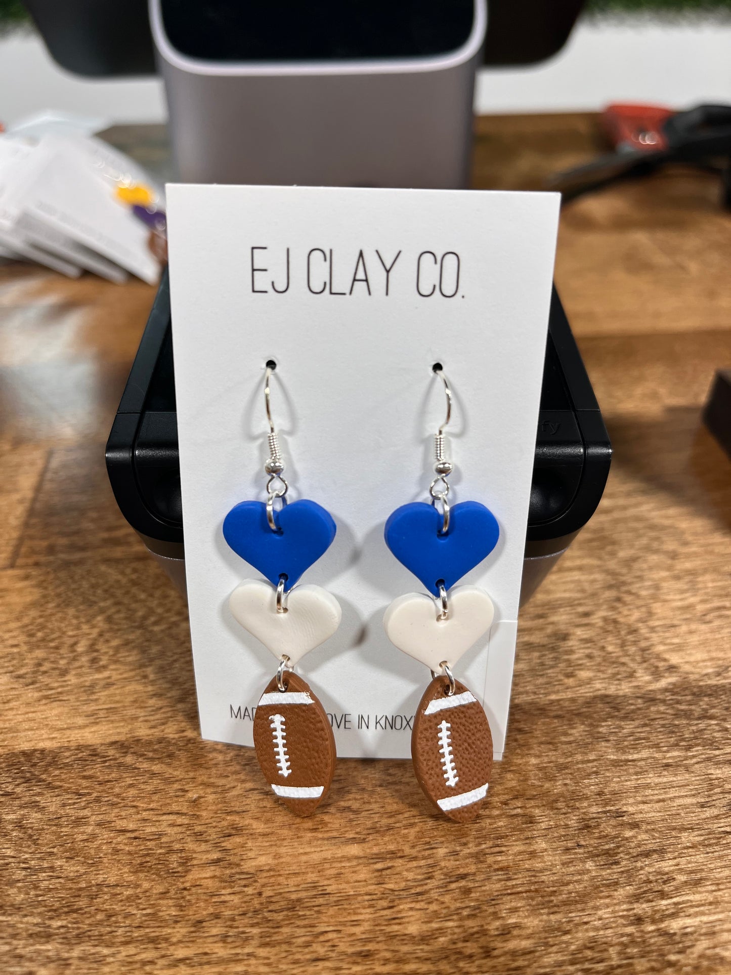 Football Team Dangle Earrings