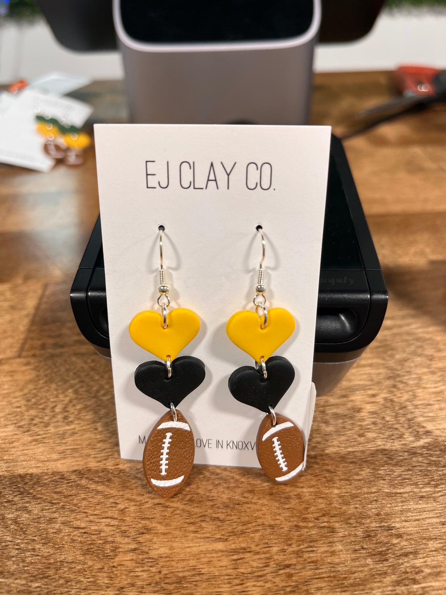 Football Team Dangle Earrings