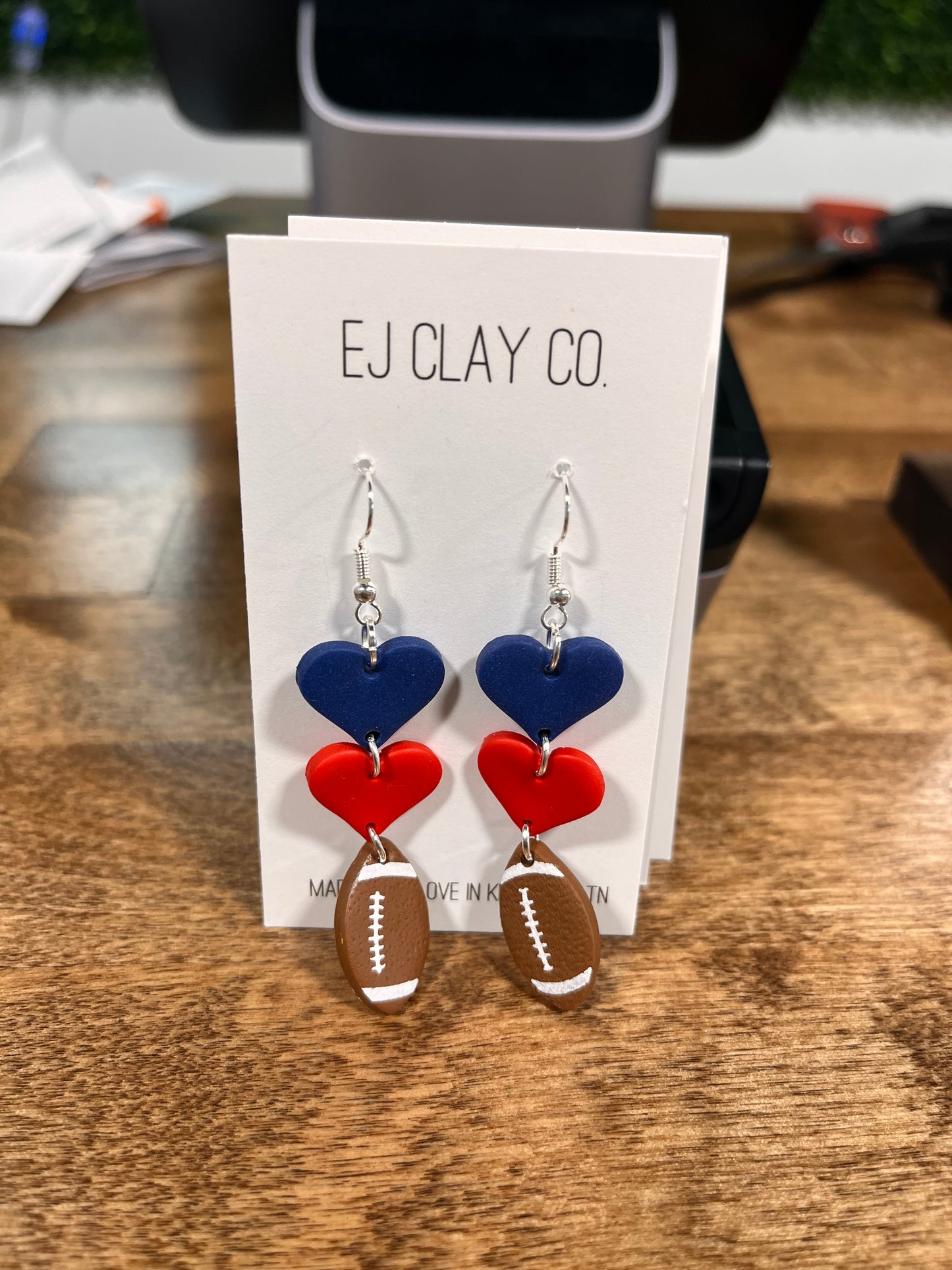 Football Team Dangle Earrings