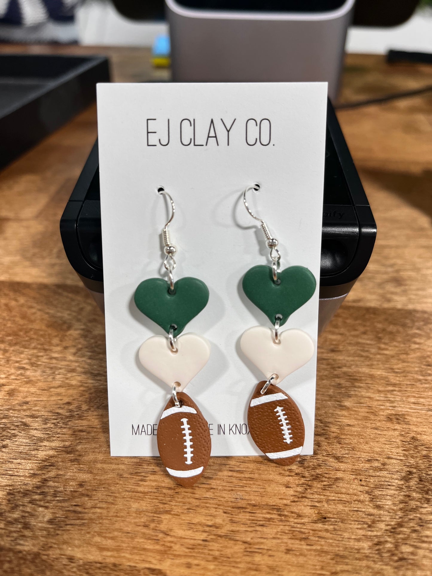 Football Team Dangle Earrings