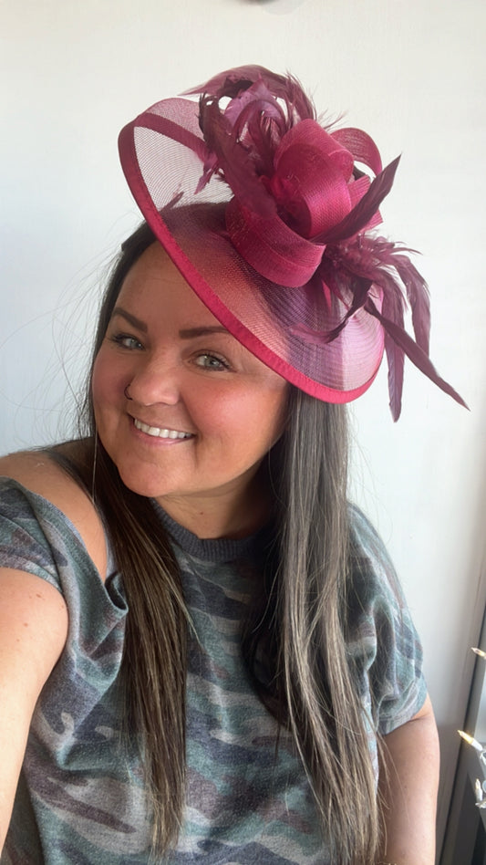 Race day ribbon mesh fascinator