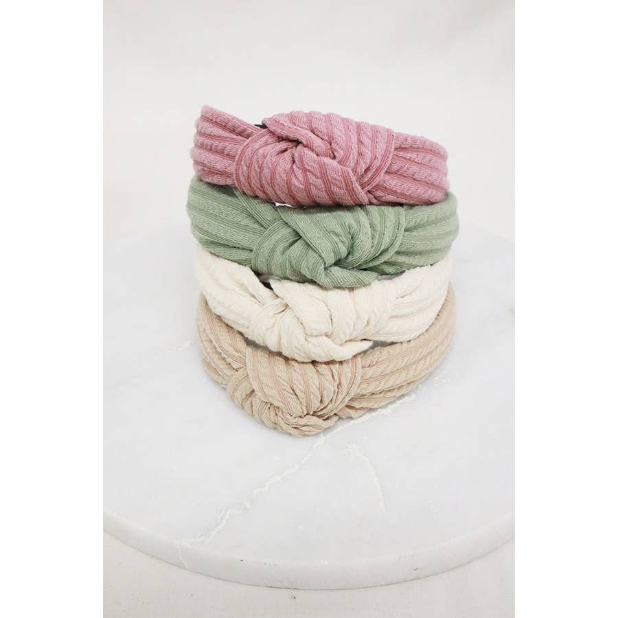 Ribbed Knotted Headbands