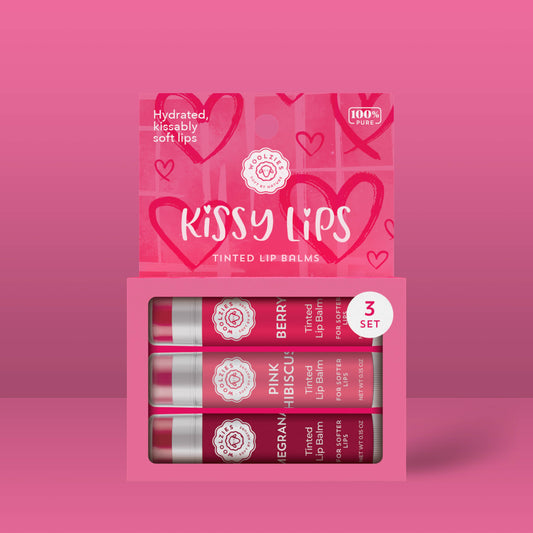 Kissy Lips Tinted Lip Balm Set of 3