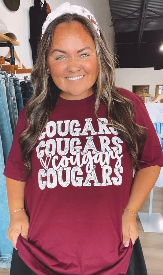 Cougars.Cougars tee