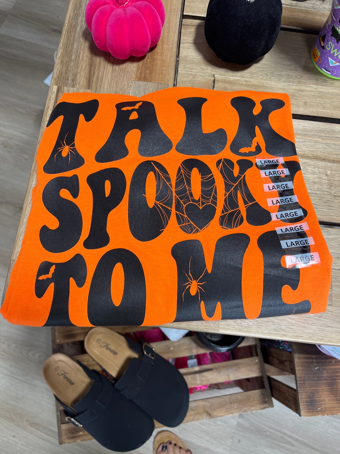 Talk spooky to me tee