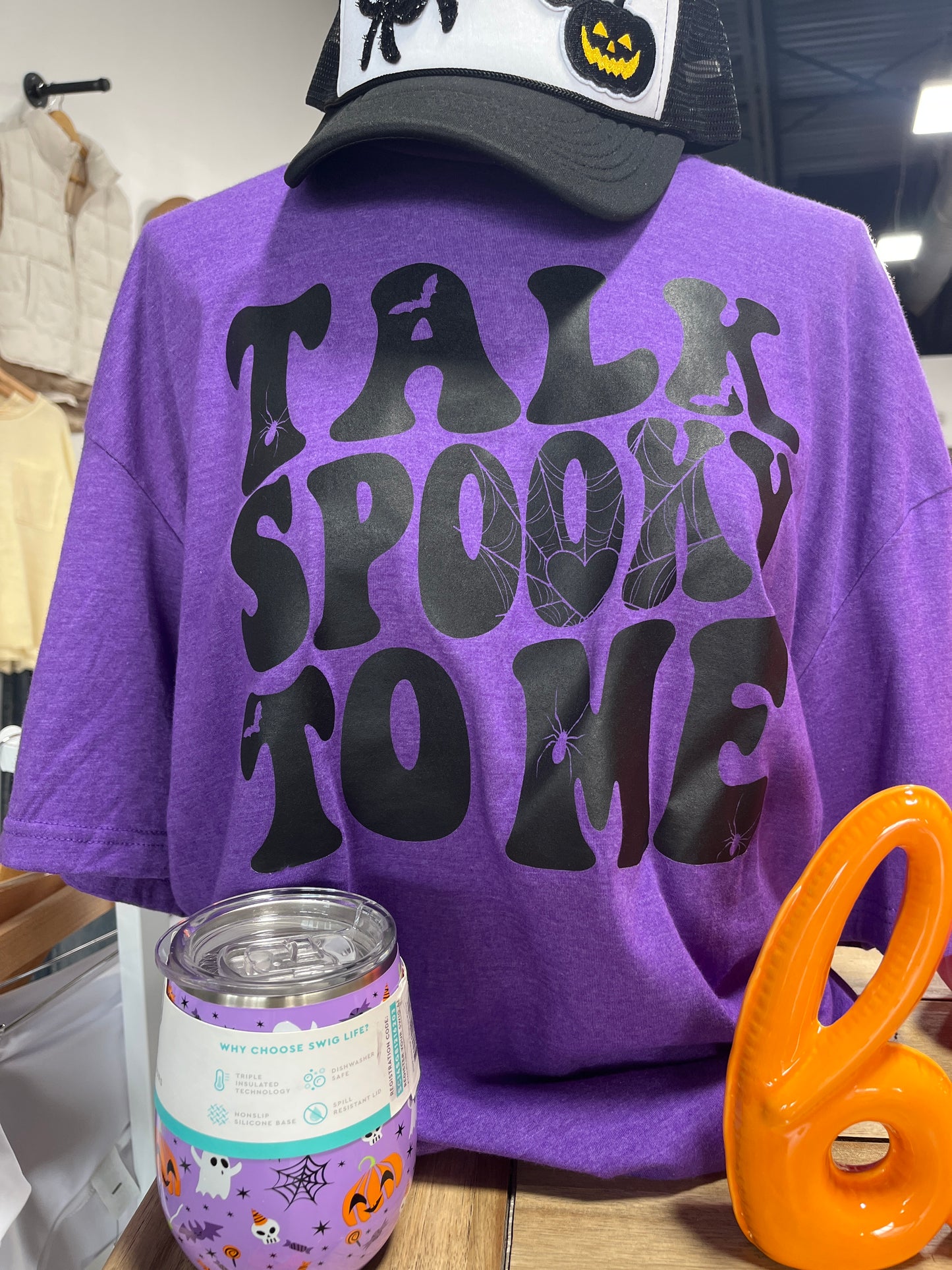 Talk spooky to me tee