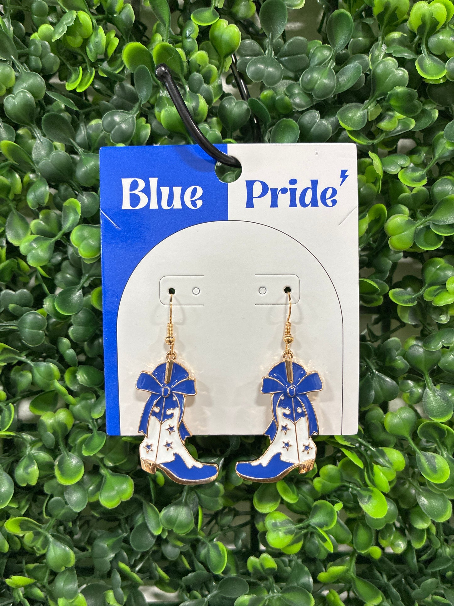 Game Day Cowboy boot dangle earrings