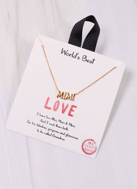 Mimi Necklace GOLD