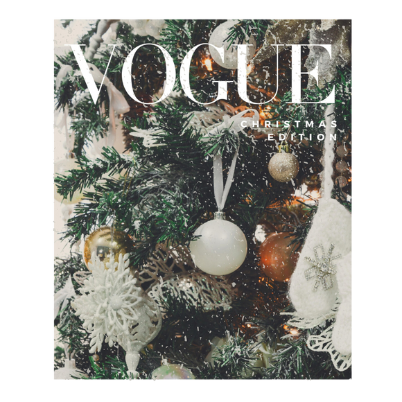 *Preorder*Vogue Christmas tree tee
