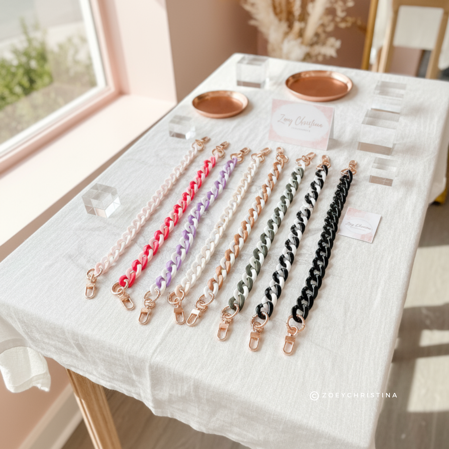 Chunky Acrylic Bag Chains