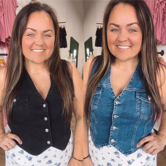 Laney’s denim vest