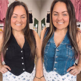 Laney’s denim vest