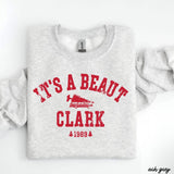 It’s a Beaut Clark crewneck