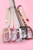 Clear sling bag crossbody