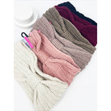 Solid Knit Winter Bow Headband