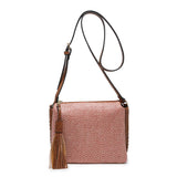 Three Compartment Crossbody w/ Tassel