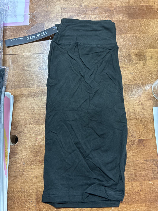 Wide waist band butter soft biker shorts