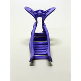 Matte Color Ribbon Shaped Hair Claw Clip