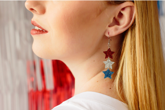 Star Pops Acrylic earrings