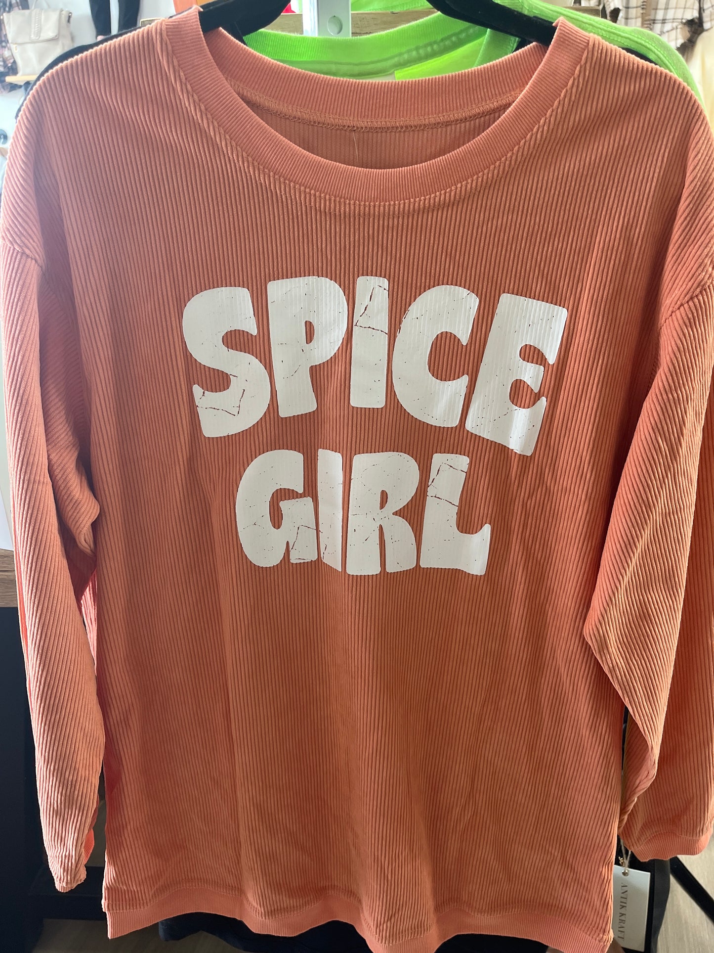 Spice girl corded tee